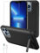 Gladgogo Charger Case for iPhone 14/13, 8500mAh Charging Case with Kickstand - Black