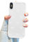 Jusy Compatible with iPhone X/XS Bow Phone Case, Cute Clear Ribbon Bowknot Pattern Aesthetic Soft TPU Transparent Cases Protective Phone Cover for Women Girly - White