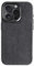 MERCURY LONDON Alcantara Case - Space Gray Edition, MAGSAFE Compatible, Real Alcantara (IPhone 16 Pro Max)