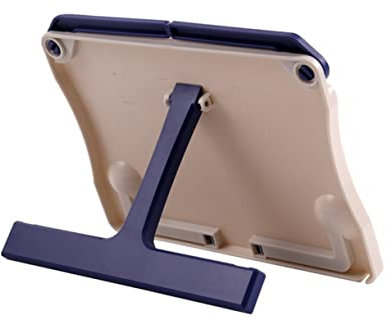 Vaguelly Faltbarer Notenständer Tragbarer Notenhalter für Bücher und Partituren Verstellbar Leicht für Klavier und Gitarre Weiß