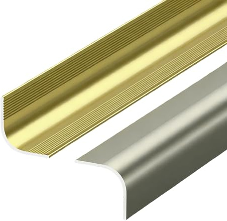 Cornière en Aluminium, Bandes De Protection d'angle en Métal, Design Arrondi Anti-Collision, Convient Aux Appuis De Fenêtre Et Bordures De Balcon(Black,15mm)