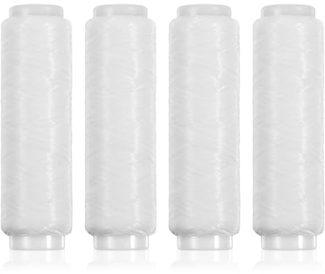 4 fili da pesca elastici, invisibili, elastici, 0,2 mm, in nylon trasparente, filo da pesca per esche da pesca, per salmone, storione, spigola, fai da te