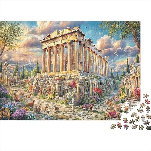 Akropolis Athen Puzzle für Erwachsene 1000 Teile Puzzle Spiel 52x38cm/1000pcs