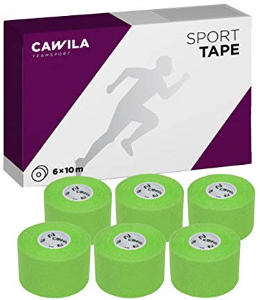 Cawila Sporttape Color 6 Rollen farbiges Tapeverband, 3,8cm x 10m
