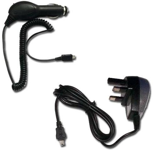 iTechCover® Kindle Fire HD6 / HD 6 3 Pin UK Mains/Wall Charger & In Car Power Charger Cable Lead (Micro USB Connection) - CE - ROHS - UK Approved