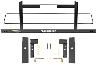 RealTruck BACKRACK Hardware Kit for use w/Standard Bed, Black, No Drill | 30126 | Fits 2015-2025 Chevrolet/GMC Colorado/Canyon