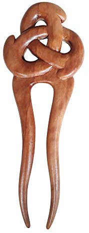 Marycrafts Keltischer Knoten Haarnadel Haarstab Haar Stöcke Haarschmuck aus Hölzern