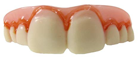 Billy Bob Teeth, Inc. Gefälschter Vorderzahnstreich Einheitsgröße Mehrfarbig