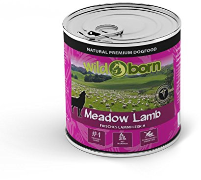 Wildborn Meadow Lamb Nassfutter mit Lamm 6 X 800 g