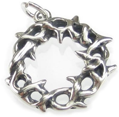 Dornenkrone Sterling Silber Charm .925 x 1 Holy Crown Charms