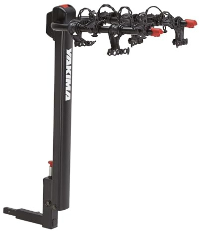 YAKIMA, DoubleDown 4 Tilting Hitch-Mounted Bike Rack for Cars, SUVs, Trucks and More, Fits 1.25” and 2” Hitches, Carries 4 Bikes