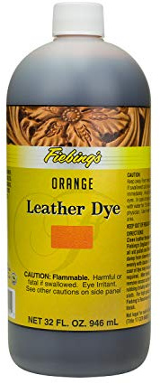 Fiebings Lederfarbe 118 ml, Orange, 32 Ounces