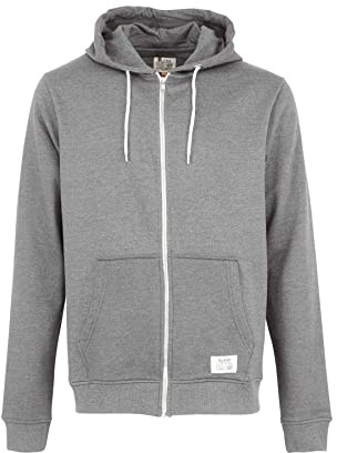 Blend 701628 Herren Sweatjacke Kapuzen-Jacke Zip-Hoodie aus hochwertiger Baumwollmischung Meliert