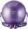 Carnegie Iso Gymnastikball + Ring Widertstandsband Tubes Toning Balls DVD Poster