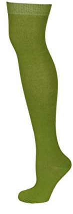 Macahel Ladies Over The Knee Thigh High Plain Socks