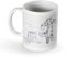 Pyramid MG25205 Mug, Porcelain, Multi-Colour, 315 ml