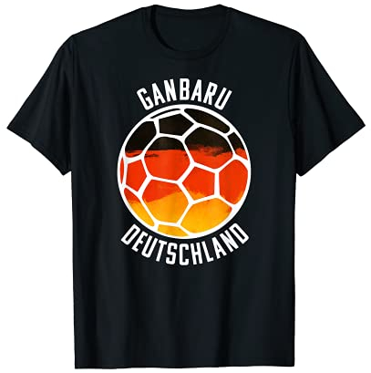 Deutschland Schwarz Rot Gold - Handballer Fan Trikot T-Shirt