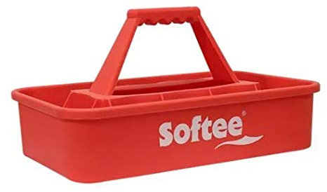 Softee Equipment PORTABOTELLAS para 12 Botellas 750ML, Rojo, Talla Única