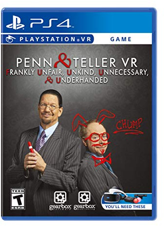 Penn & Teller VR: Frankly Unfair Unkind Unnecessary & Underhanded - PlayStation 4