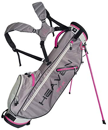 Big Max Golf Standbag Heaven SIX Charcoal-Black-Lime