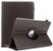 Cadorabo Tablet case compatible with Lenovo Yoga Tablet 3 10 (10.1 inch) in BROWN - Protective cover made of synthetic leather with stand function - 360 degree case with elastic band