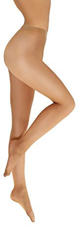 sesto senso Strumpfhosen Damen 2 S0 den Dünn Durchsichtig Glatte Feinstrumpfhose hautfarben Beige 4 L Antylope