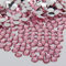 MajorCrafts 2000pcs 5mm ss20 Flat Back Resin Rhinestone Embellishment Gems (Light Pink C04)