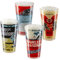Harley-Davidson Vintage Poster Graphics Set of Four Pint Glasses Set - 16 oz.