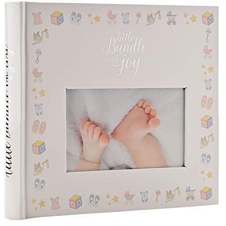 Baby Photo Album 160 6x4 Photo's - Bundle of Joy