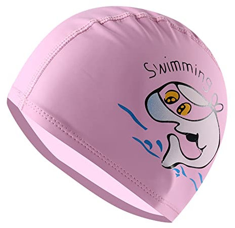 Flyorigin Bonnet de Bain pour Enfants, Garçons et Filles - Imperméable pour Tout-Petits Âgés de 3 à 10 Ans