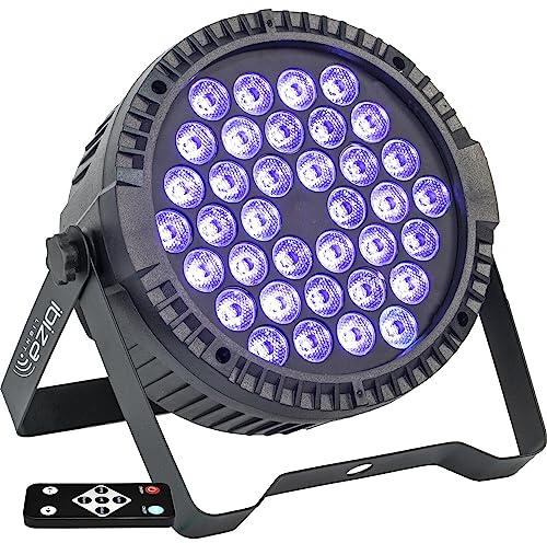 Ibiza - Projecteur Par Extra Plat 36 LED UV 3W THINPAR-36X3-UV