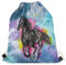 HELLHERO Gym Drawstring Bags Backpack for Kids Women Men Travel Sports, Pferd 2, One size