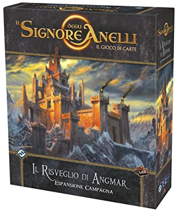 Asmodee - Der Herr der Ringe, das Kartenspiel: Das Erwachen von Angmar, Erweiterung der Landschaft, Erweiterung, Tischspiel, Edition in Italienisch