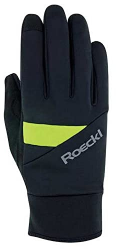Roeckl Reichenthal Winter Fahrrad Handschuhe lang schwarz/gelb 2023: Größe: 9