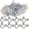 COHEALI 3 Beutel Eheringe Konfetti Glitzer Papier Diamant Ring Konfetti Tisch Streudeko