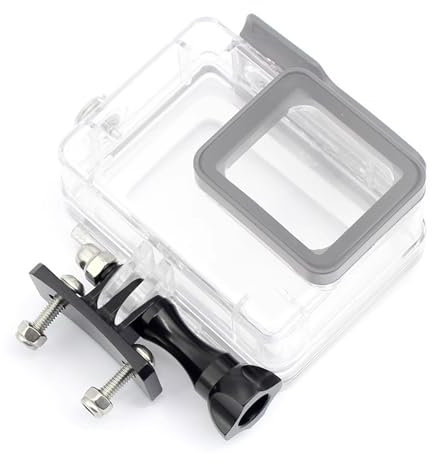 Tbest Helmet Mount Other Action Camera Accessories Skydiving Helmet Fixed Mount Holder Adapter for 7 6 5 4 Action Cameras(black) (Black)