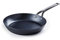 BK Black Steel Pre-Seasoned 26 cm Carbon Steel Frying Pan Skillet, Suitable for Induction, Oven & Broiler Safe up to 350C, Durable and Professional, Black
