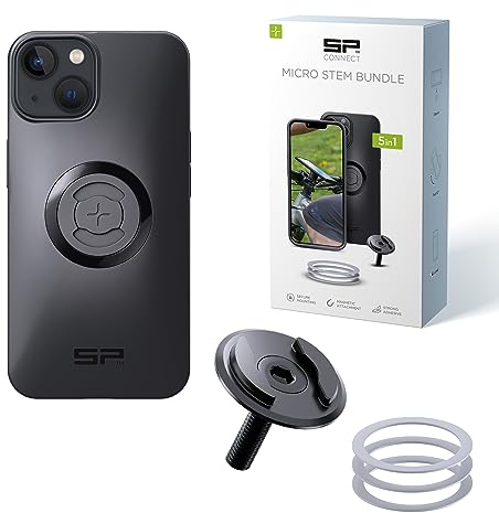 SP CONNECT Micro Stem Bundle | SPC+ | für iPhone 14/13 Handy Halterung für den fahrradlenker | Smartphone Halterung Fahrrad | handyhalter