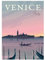 JUNOMI® Venedig Poster DIN A2 | Wohnzimmer Deko, Modernes Wandbild, Italien Bild, Reiseposter, Venedig Wandbild | Ohne Rahmen