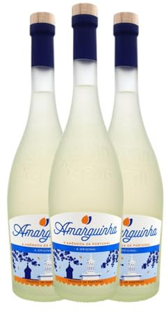 Licores Amarguinha Licor de Almendra 70 cl (Caja de 3 Botellas de 70 cl)