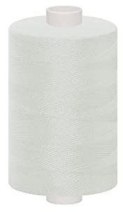 dalipo 27001 - Polyester Nähgarn 10x 1000m, weiß