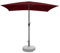 RANSENERS Sonnenschirm 200 * 300cm Rechteckig Kippbar Gartenschirm ohne/mit Schirmständer Optional - Stilvoller Marketschirm mit Sonnenschutz UV50+ und Einfacher Handhabung