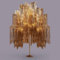 EDG Enzo De Gasperi Enzo De Gasperi Albero di Natale LED Frange 2.160 Microled H 300 Cm D 160 Cm Champagne