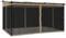 vidaXL Gazebo con Pareti in Rete Tortora 4x3 m in Acciaio, Gazebo da Esterno, Padiglione, pergola, Gazebo da Patio, Padiglione da Giardino