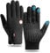 Noosverl Winter Touchscreen Handschuhe Fahrradhandschuhe Herren Damen Outdoor Sport Handschuhe, Angelhandschuhe, Moped Handschuhe für Radfahren, Laufen, Skifahren, Wandern Wasserdicht Winddicht