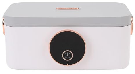 Asixxsix Electric Lunch Box, 1000ml USB Charging Heated Lunch Box 45W Fast Heating Food Warmer, Portable Lunch Warmer for Car Truck Home Office, 5 Speed Timer