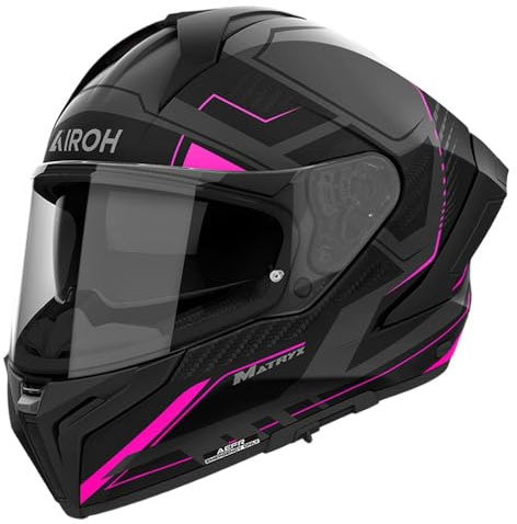 Airoh Matryx Rocket Casque, gris mat/rose, M (57/58)