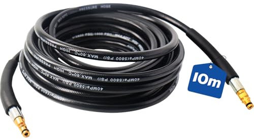 10m High Pressure Washer Replacement Hose for Kärcher K Series K2 K3 K4 K5 K6 K7 Click Plug Quick Connector