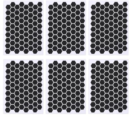 Plyisty 10 Pcs Mouse Anti Slip Grip Tape, Palm Sweat Absorption, Cut to Fit, Easy to Apply for Phone Cases, Gaming Keyboards, Mice, Laptops, Tablets