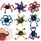 Spinner Set, 8 Pièces Hand Spinner, Fidget Toy, Finger Spinner, Mini Roboter, Jouet Sensoriel, Anti Stress Spielzeug, pour Célébrer Les Vacances, Les fêtes, Les Cadeaux de Noël